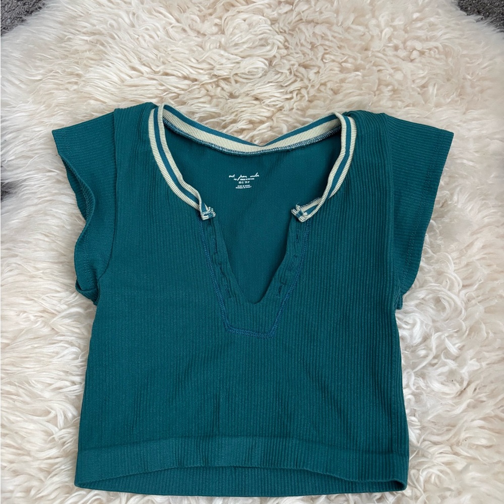 Urban Outfitters blue/green go for gold top